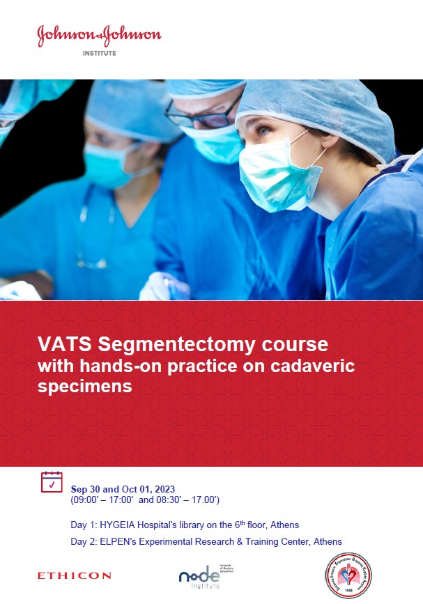 VATS Segmentectomy course with hands-on practice on cadaveric specimens